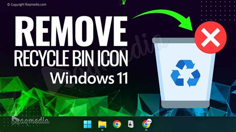 remove trash bin from desktop windows 11